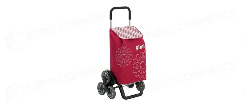 CARRELLO SPESA TRIS FLOREAL ROSSO - 130341 - MORINI