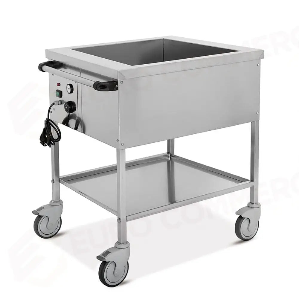 CARRELLO TERMICO 2X GN 1/1 SOLO SECCO - 1396RS - METALCARRELLI - CARRELLI