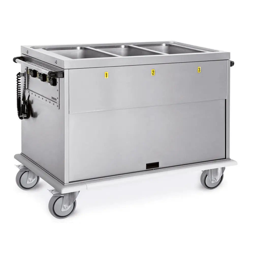 CARRELLO TERMICO 3XGN 1/1 VASCHE SEPARATE - 7375A - METALCARRELLI - CARRELLI