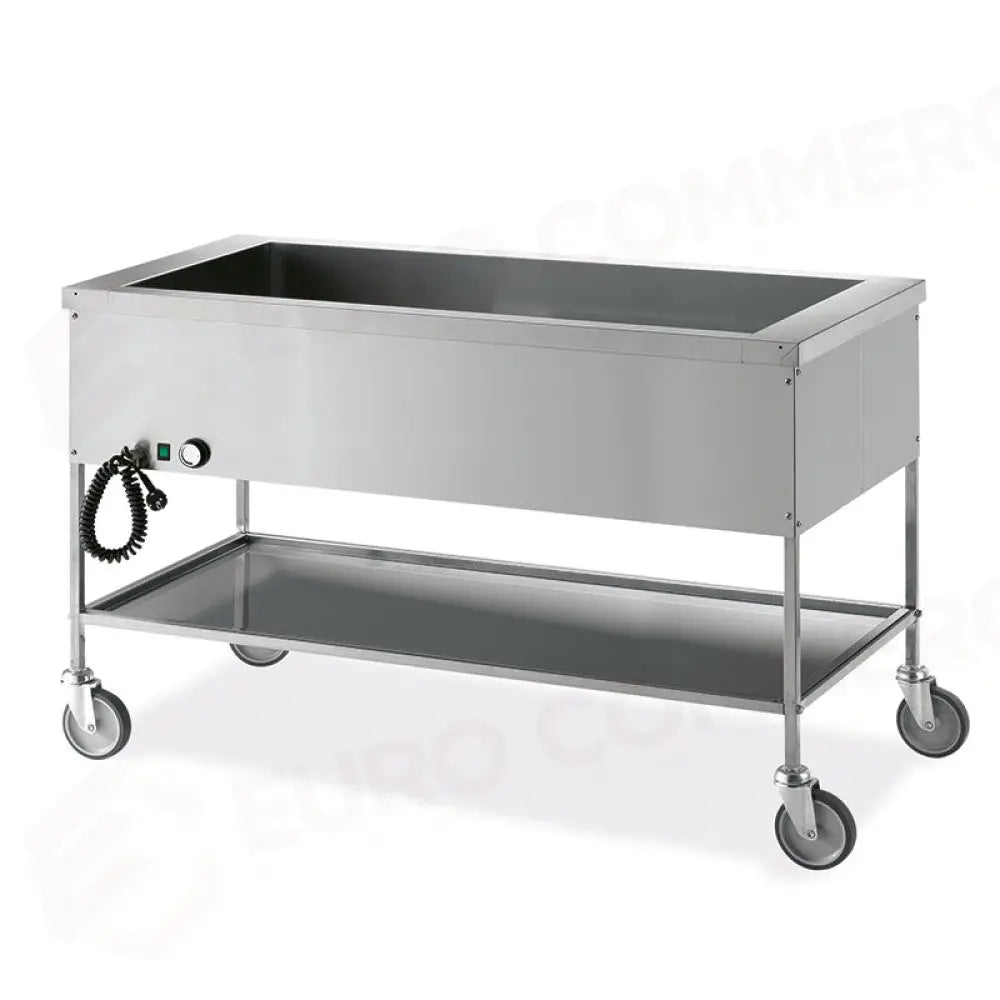 CARRELLO TERMICO 4X GN 1/1 BAGNOMARIA - 1398 - METALCARRELLI - CARRELLI