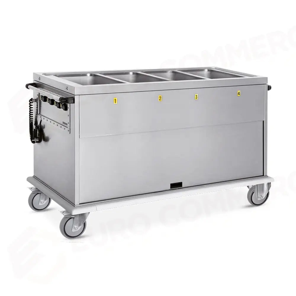 CARRELLO TERMICO 4XGN 1/1 VASCHE SEPARATE - 7378A - METALCARRELLI - CARRELLI