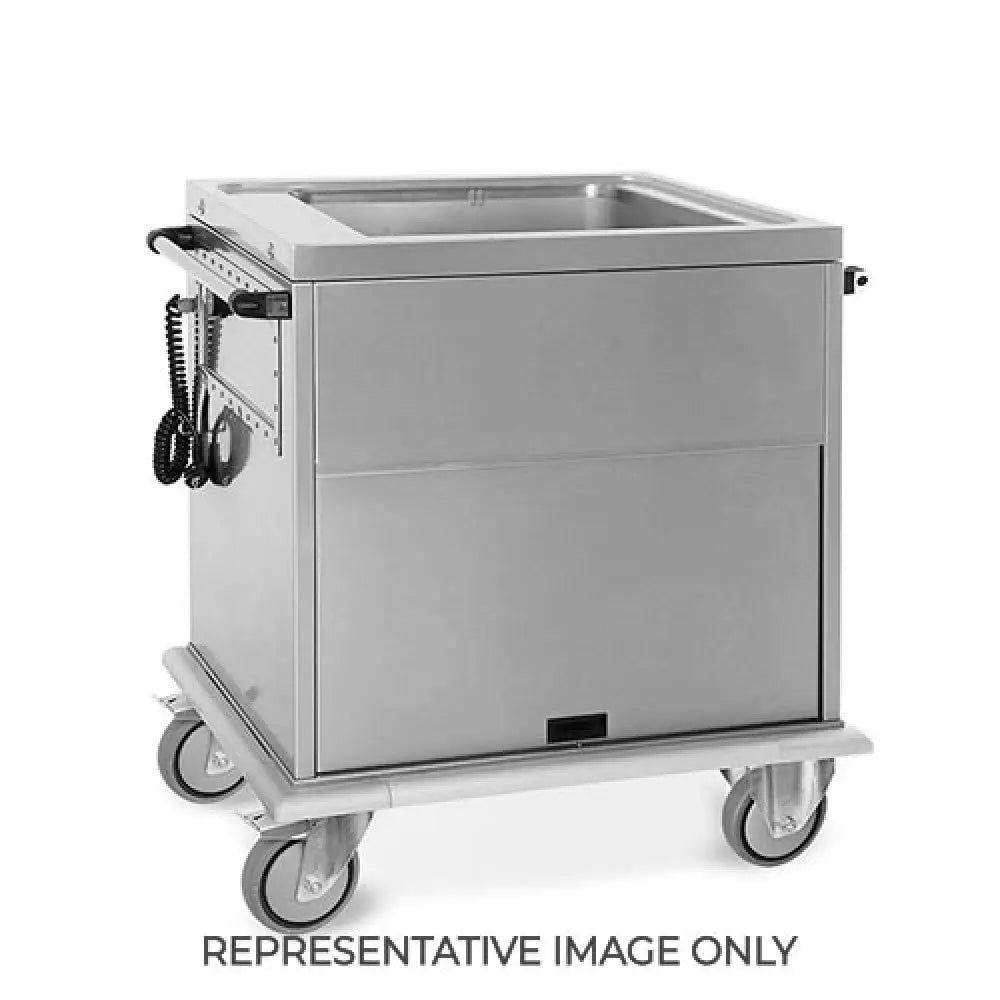 CARRELLO TERMICO GN 2/1 VASCA UNICA RUOTE ELASTICHE - 7360A-E - METALCARRELLI - CARRELLI