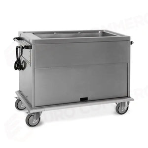 CARRELLO TERMICO GN 3/1 VASCA UNICA - 7365A - METALCARRELLI - CARRELLI