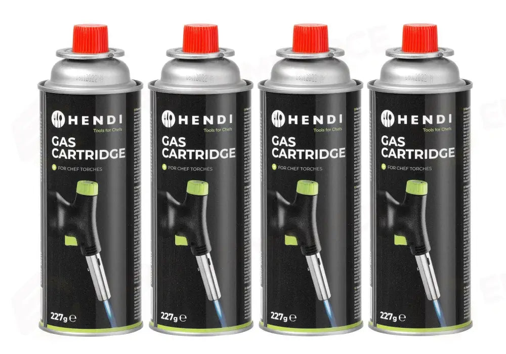CARTUCCE DI GAS BUTANO 4 PEZZI - HENDI