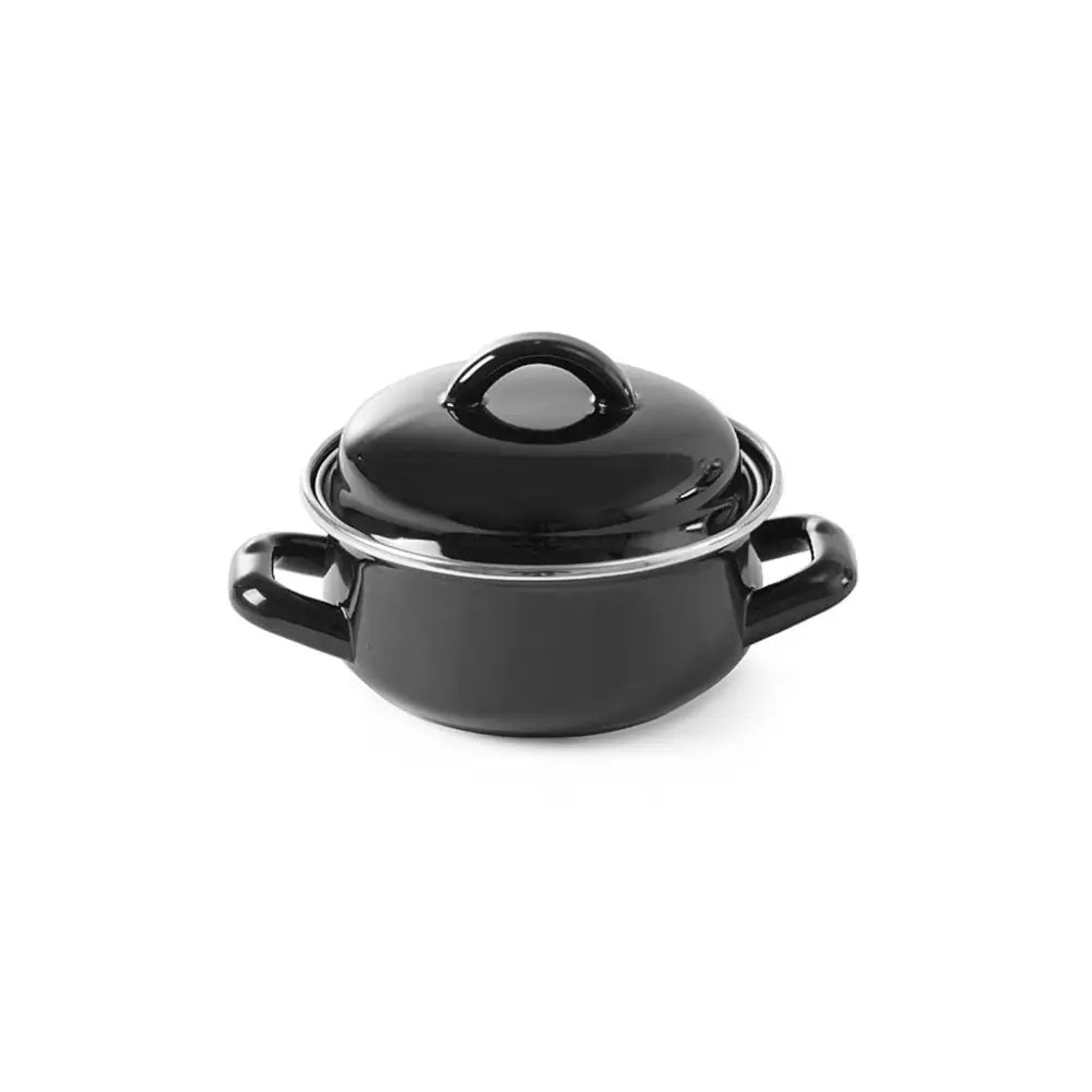 CASSERUOLA 2/MANICI C/COP.CM.13X,5X10 LATTA NERO - PC/625/12 - ROYALE - PIROFILE E COTTURA