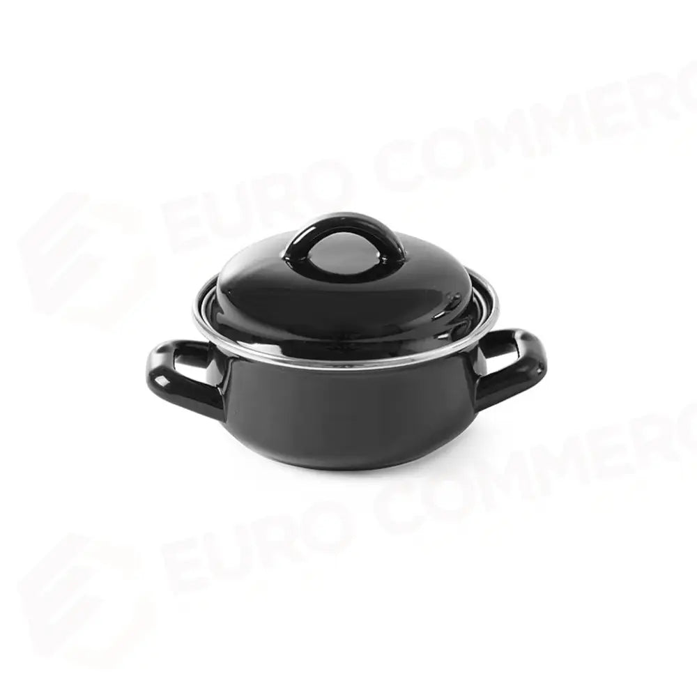 CASSERUOLA 2/MANICI C/COP.CM.13X,5X10 LATTA NERO - PC/625/16 - ROYALE - PIROFILE E COTTURA