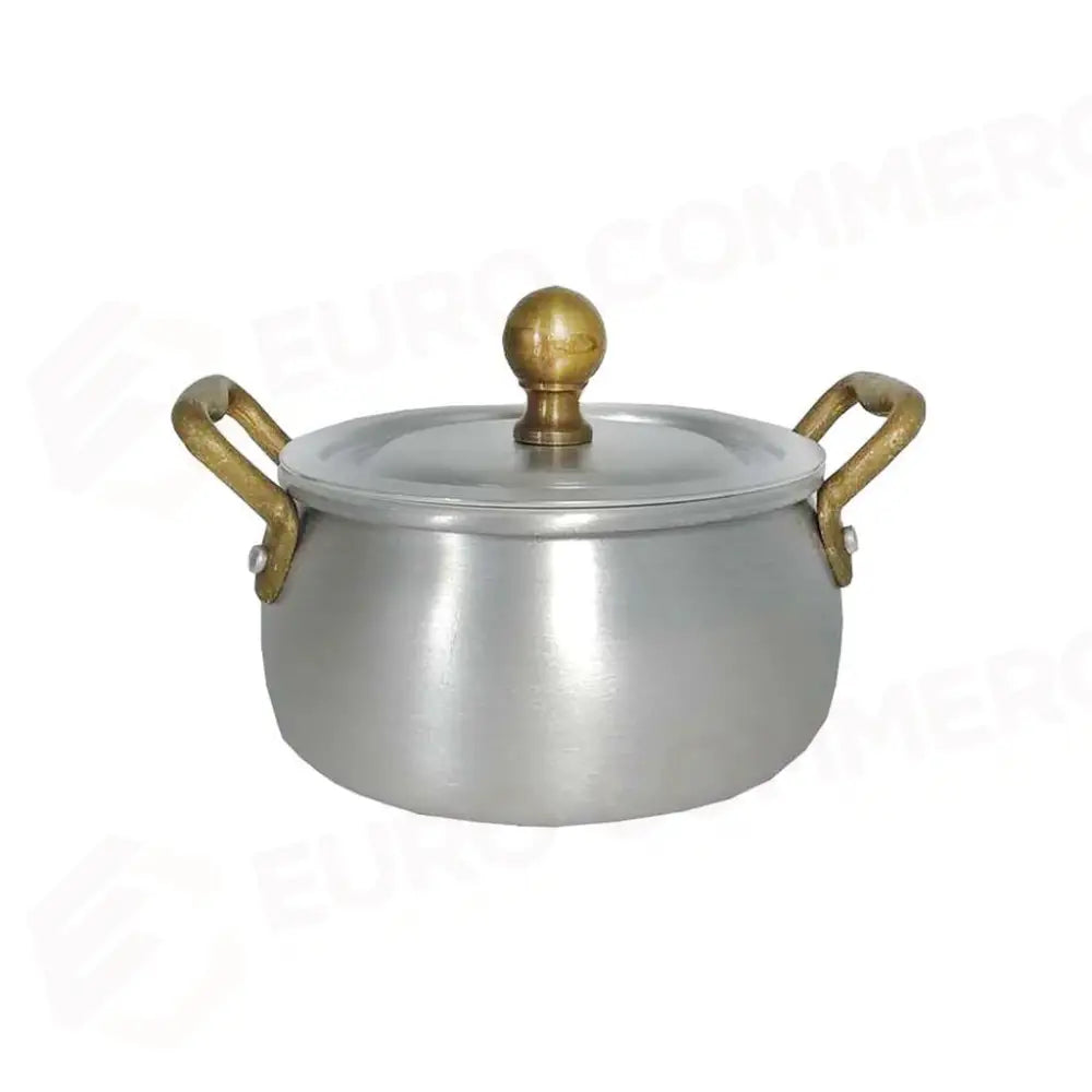 CASSERUOLA 2 MANICI CON COPERCHIO 12 CM LE PICCOLE 1576BR OTTINETTI - 2080151 - MEDRI