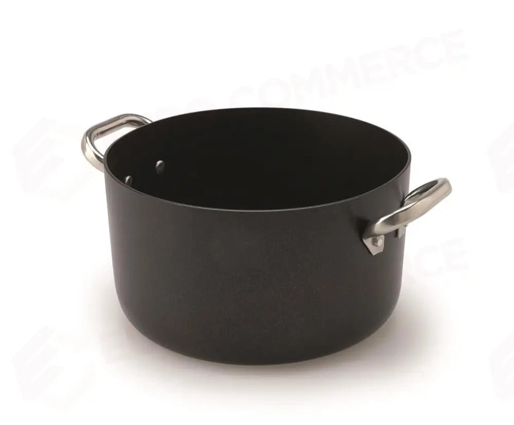 CASSERUOLA ALTA 2 MANICI 24 CM AL BLACK - 3 MM ALSA104SS AGNELLI - 0071535 - MEDRI