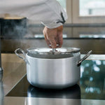 CASSERUOLA ALTA 2 MANICI 28 CM ALLUMINIO INDUZIONE 1907 - 3 MM ALCX1104PI AGNELLI - 0072149 - MEDRI