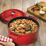 CASSERUOLA ALTA 2 MANIGLIE - GHISA SMALTATA - PADERNO