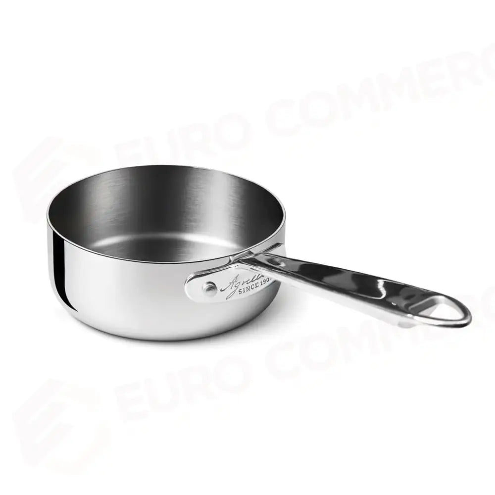 CASSERUOLA BASSA 1 MANICO 24 CM ALU-INOX 3-PLY INDUZIONE ALUM107 AGNELLI - 0072389 - MEDRI
