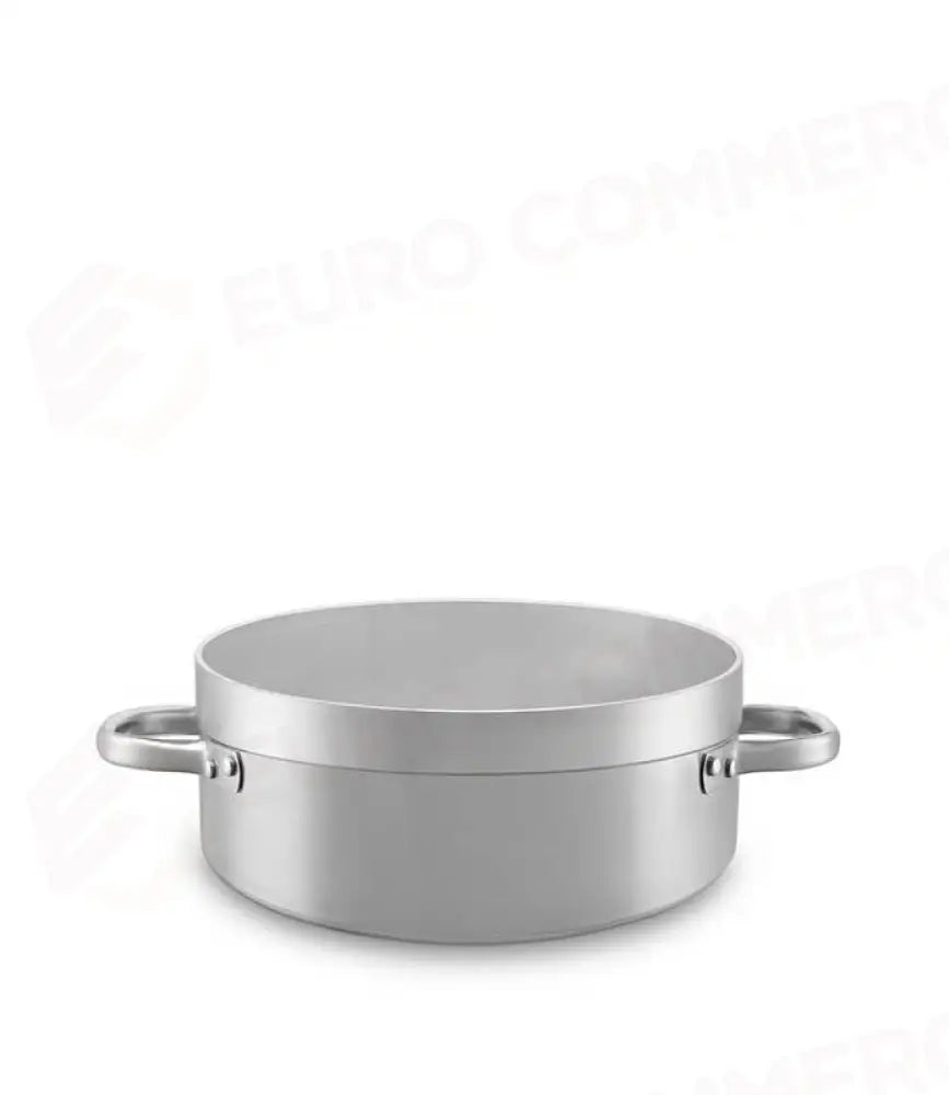 CASSERUOLA BASSA 2 MAN. ALLUM. 5 MM DIAM. 24 CM - 117-324 - KAREL - Attrezzatura