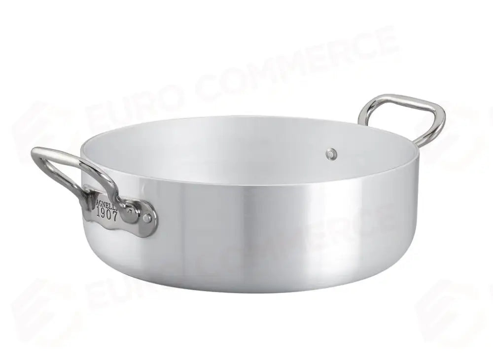 CASSERUOLA BASSA 2 MANICI 24 CM ALLUMINIO INDUZIONE 1907 - 3 MM ALCX1106PI AGNELLI - 0072141 - MEDRI