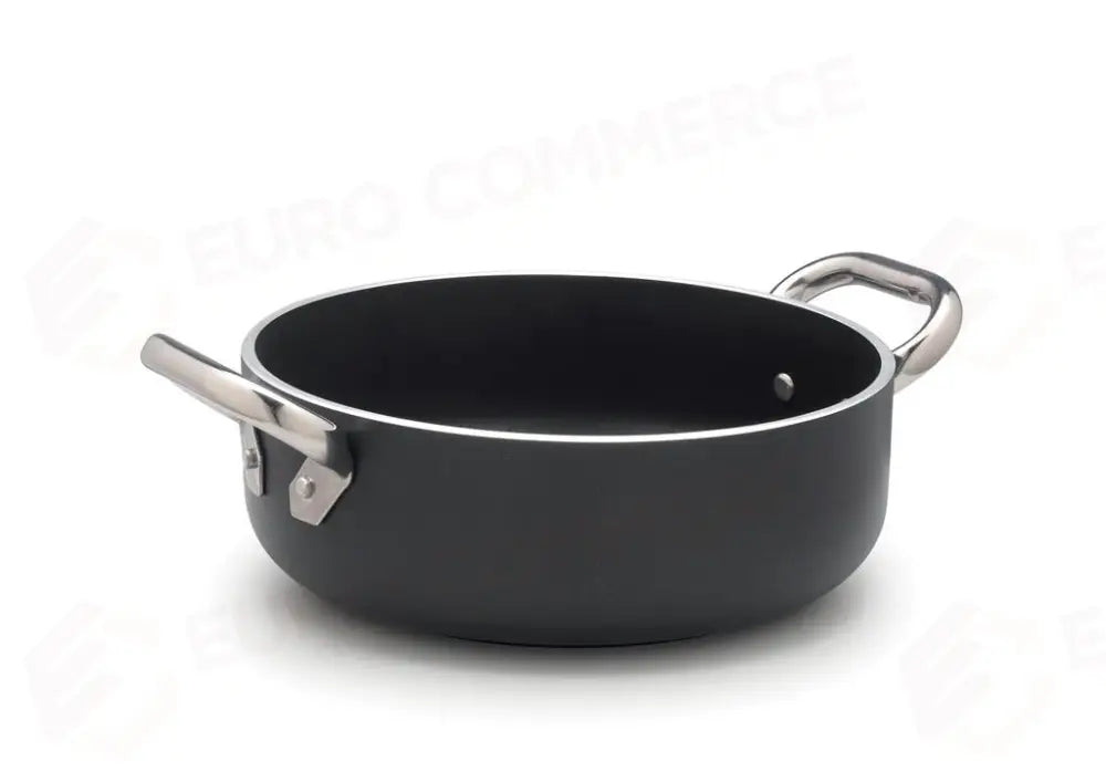 CASSERUOLA BASSA 2 MANICI 32 CM AL BLACK - 5 MM - RADIANTE ALSA2106SSPI AGNELLI - 0072018 - MEDRI