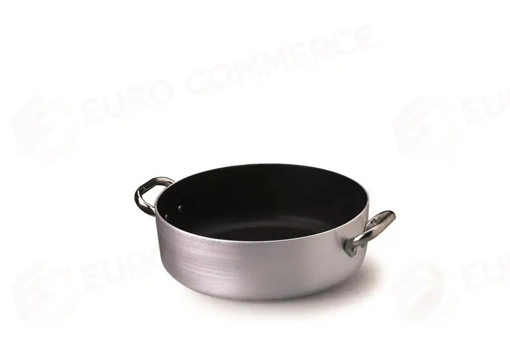 CASSERUOLA BASSA 2 MANICI 32 CM ALLUMINIO ANTIADERENTE - 3 MM ALSA106S AGNELLI - 0070242 - MEDRI