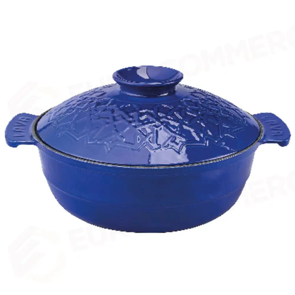CASSERUOLA BASSA 2 MANIGLIE CON COPERCHIO - GHISA SMALTATA - PADERNO