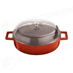 CASSERUOLA BASSA 2 MANIGLIE - GHISA SMALTATA - PADERNO