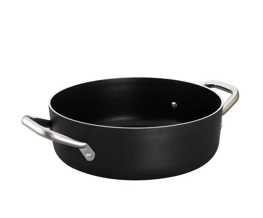 CASSERUOLA BASSA ANTIADERENTE 2 MANIGLIE ALLUMINIO PER INDUZIONE Ø20CM - 840-320 - KAREL - Attrezzatura