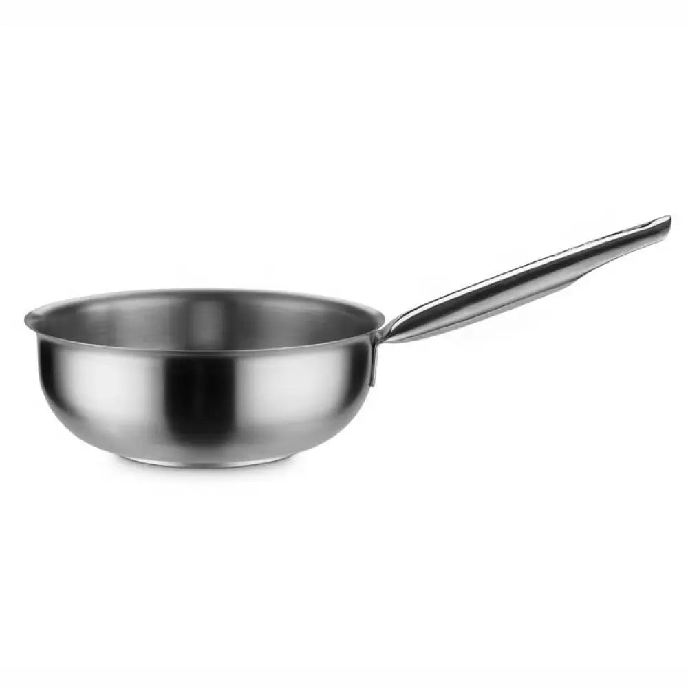 CASSERUOLA BOMBATA IN ACCIAIO INOX Ø24CM - 133-024 - KAREL - Attrezzatura