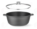 CASSERUOLA CON RIVESTIMENTO ANTIADERENTE HENDI 7,5L NERO 387X310X(H)130MM - 611036
