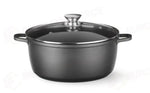 CASSERUOLA CON RIVESTIMENTO ANTIADERENTE HENDI 7L NERO 367X290X(H)122MM - 611029