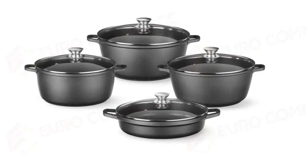 CASSERUOLA CON RIVESTIMENTO ANTIADERENTE HENDI 7L NERO 367X290X(H)122MM - 611029