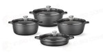 CASSERUOLA CON RIVESTIMENTO ANTIADERENTE HENDI 7L NERO 367X290X(H)122MM - 611029