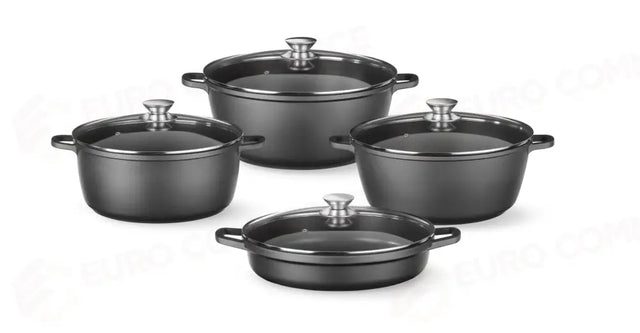 CASSERUOLA CON RIVESTIMENTO ANTIADERENTE, HENDI, 7L, NERO, 367X290X(H)122MM - 611029