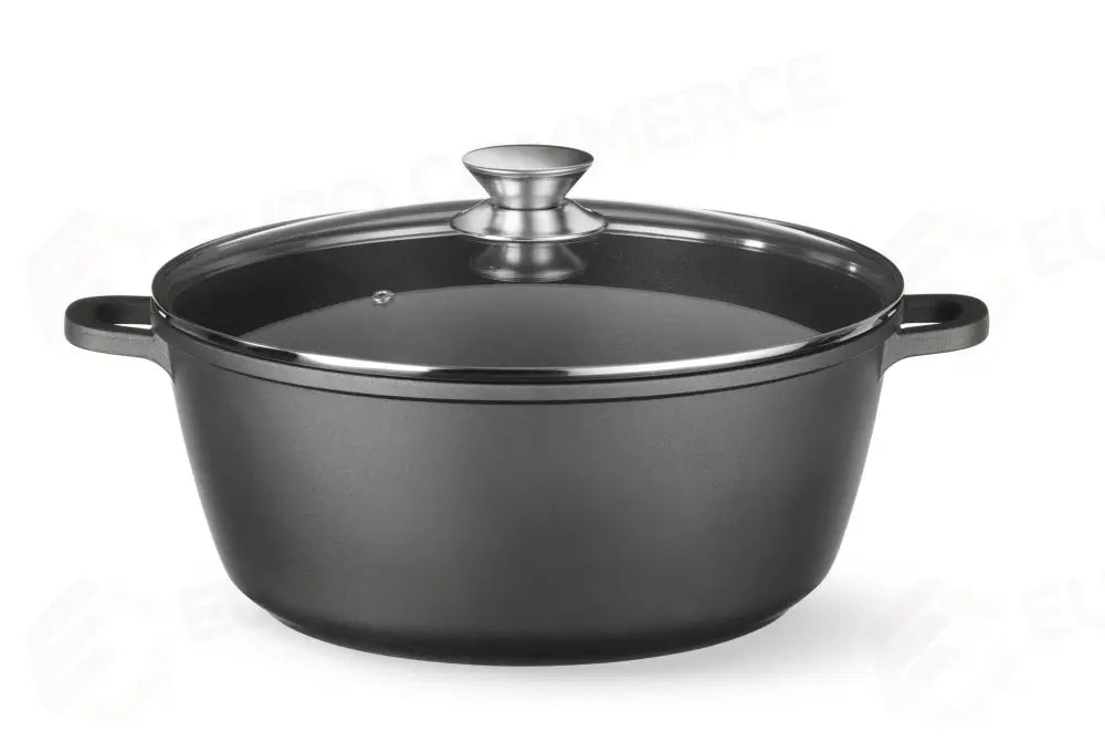 CASSERUOLA CON RIVESTIMENTO ANTIADERENTE HENDI 7L NERO 367X290X(H)122MM - 611029