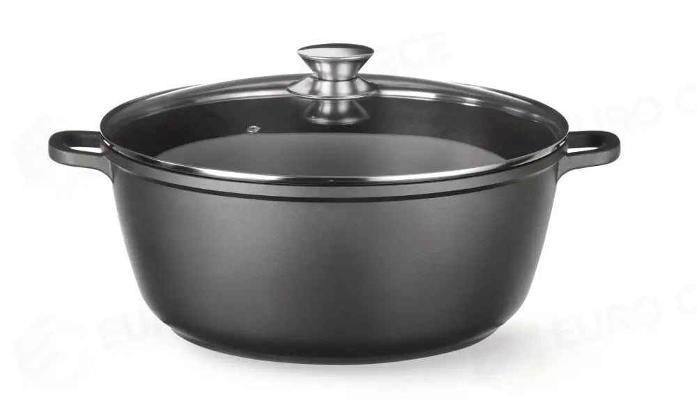 CASSERUOLA CON RIVESTIMENTO ANTIADERENTE HENDI 7L NERO 367X290X(H)122MM - 611029