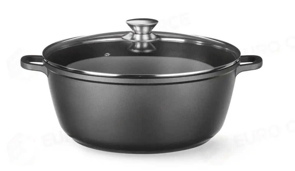 CASSERUOLA CON RIVESTIMENTO ANTIADERENTE 7L NERO 367X290X(H)122MM - HENDI
