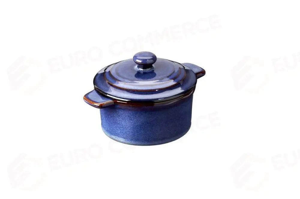 CASSERUOLA IN CERAMICA LINEA OSLO BLU - 16,3X12X6 CM - U0040 - LEONE - CERAMICA