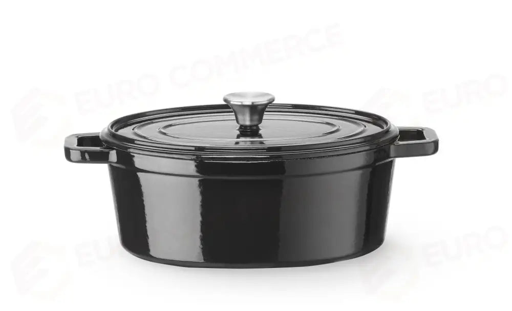 CASSERUOLA IN GHISA VETRIFICATA. HENDI 3,7L ROSSO 317X240X(H)105MM - 626832