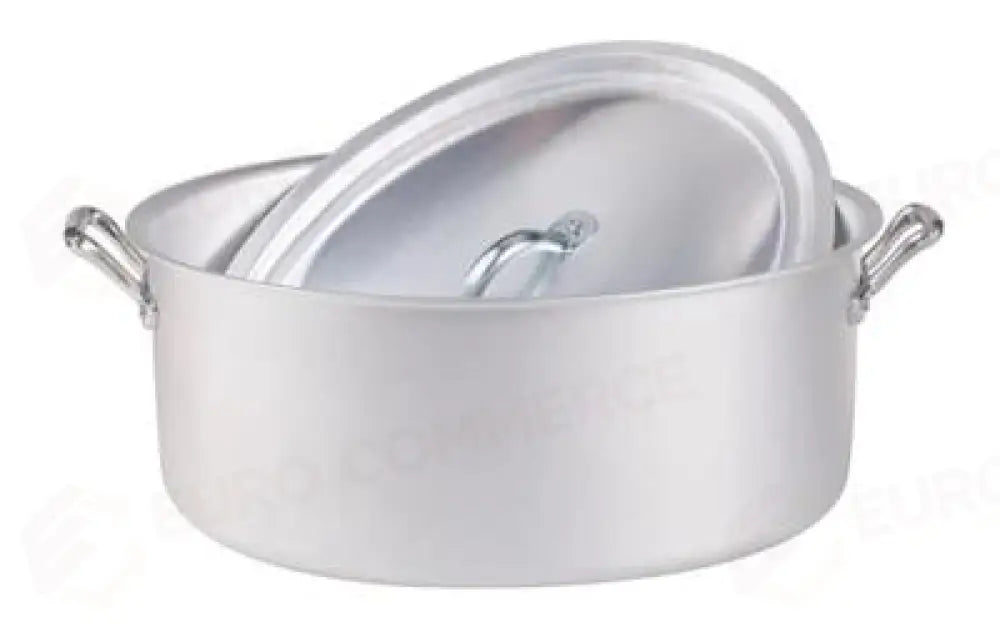 CASSERUOLA OVALE CON COPERCHIO 32 CM ALLUMINIO - 2 MM FAMA26 AGNELLI - 0071860 - MEDRI