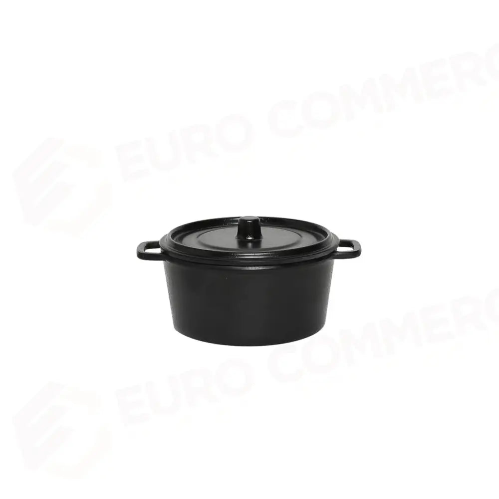 CASSERUOLA TONDA CON COPERCHIO 10 CM NERO MELAMINA BLACK 7690015 MEDRI - 13170126 - MEDRI