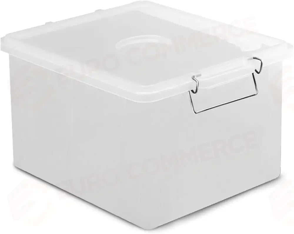 CASSETTA CON COPERCHIO 45X35 CM TRASPARENTE BOX 1900 GIGANPLAST - 1190342 - MEDRI