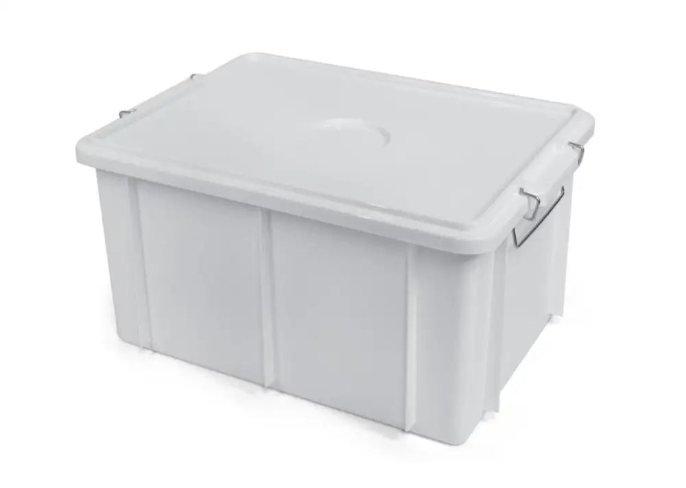 CASSETTA CON COPERCHIO 50X40 CM BIANCO BOX 1900 GIGANPLAST - 1190404 - MEDRI