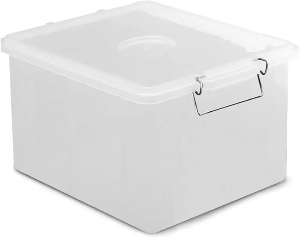 CASSETTA CON COPERCHIO 62X40 CM TRASPARENTE BOX 1900 GIGANPLAST - 1190290 - MEDRI