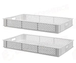 CASSETTA DI ESSICCAZIONE PASTA FRESCA HENDI BIANCO 600X400X(H)70MM RETTANGOLARE - 880999