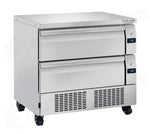 CASSETTIERA REFRIGERATA DOPPIA COMMUTABILE (N.4 VASCHETTE GN1/1) -2°/+8°C/-21°/-18°C - DWT 92 - COOL HEAD