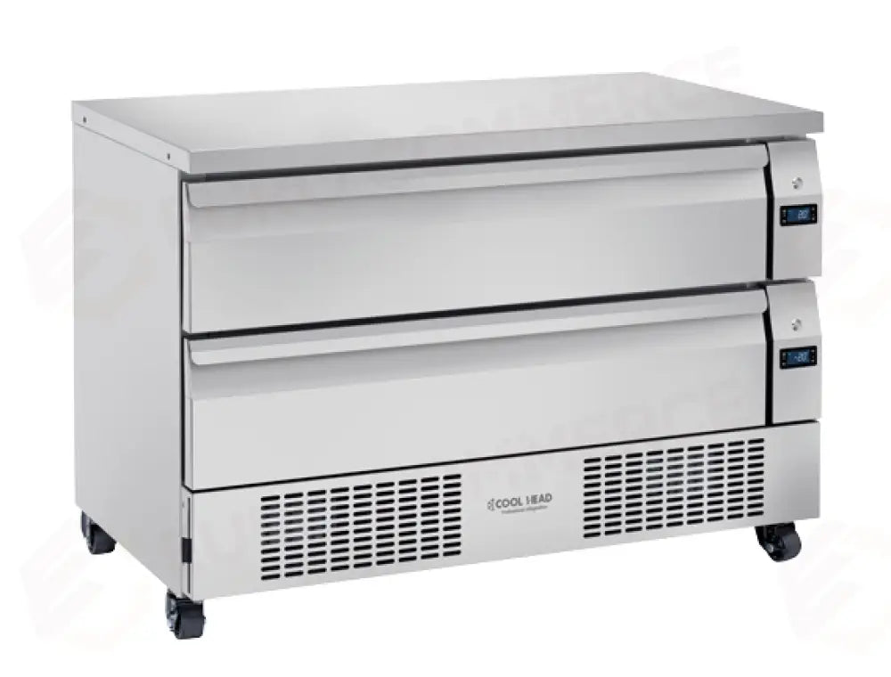 CASSETTIERA REFRIGERATA DOPPIA COMMUTABILE (N.6 VASCHETTE GN1/1) -2°/+8°C/-21°/-18°C - DWT 122 - COOL HEAD