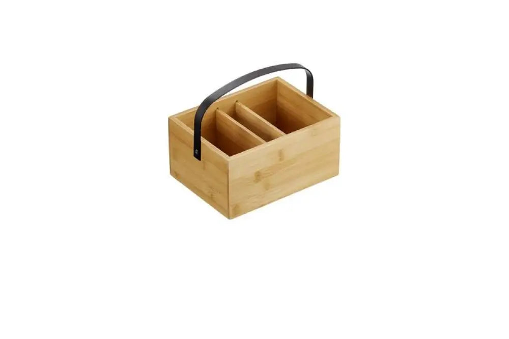 CASSETTINA IN BAMBOO NATURALE - 20X15X10 CM - S0139 - LEONE - ACCESSORI TAVOLA