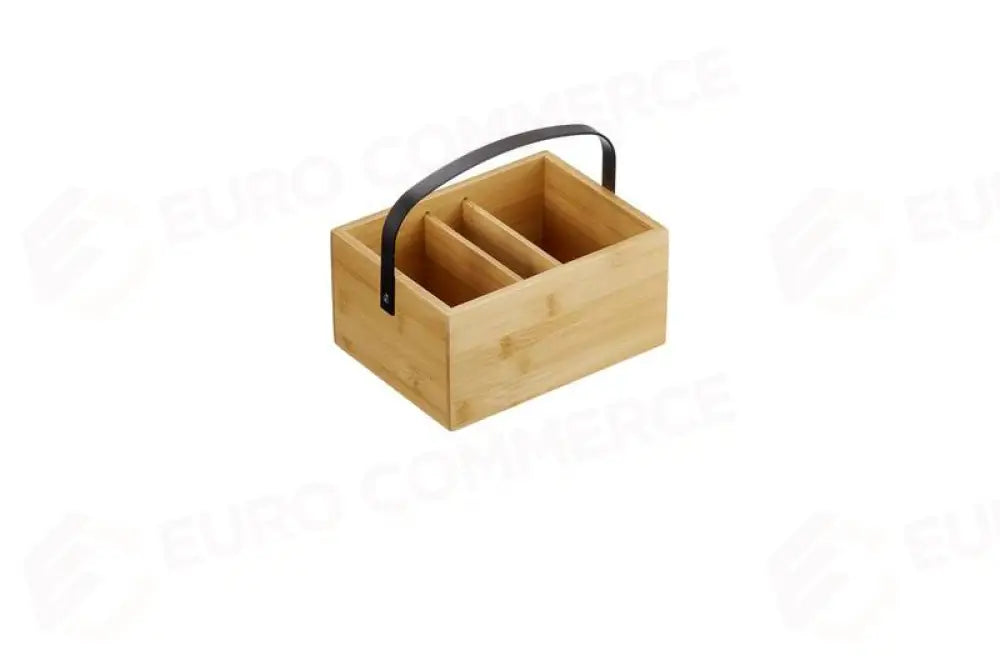 CASSETTINA IN BAMBOO NATURALE - 20X15X10 CM - S0139 - LEONE - ACCESSORI TAVOLA