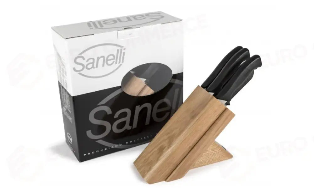 CEPPO 5 PZ. LECK ROVERE SKIN - 931205 - SANELLI - COLTELLERIA