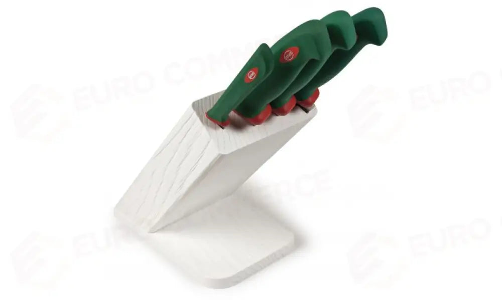 CEPPO OBLIQUO 4 PZ. BIANCO PREMANA - 927604B - SANELLI - COLTELLERIA