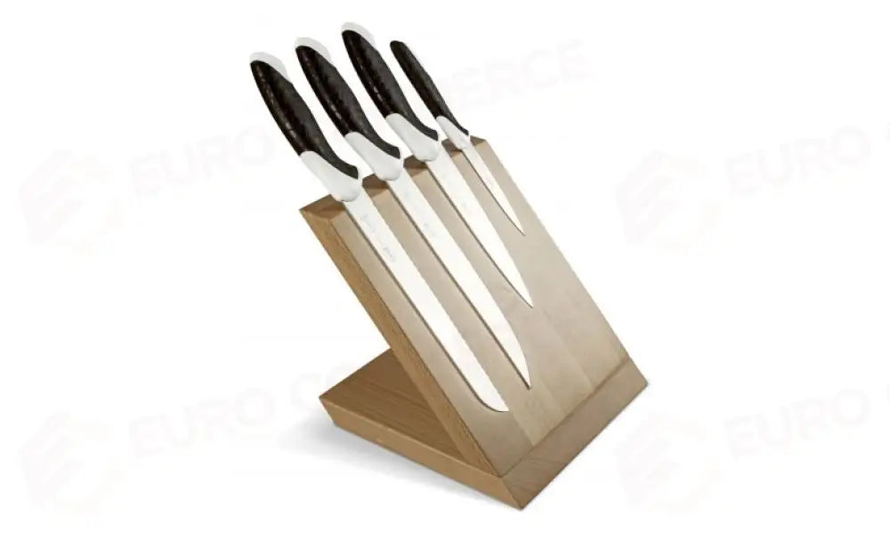 CEPPO OBLIQUO 4 PZ. MAGNETICO ARROSTO SAKURA - 926504 - SANELLI - COLTELLERIA
