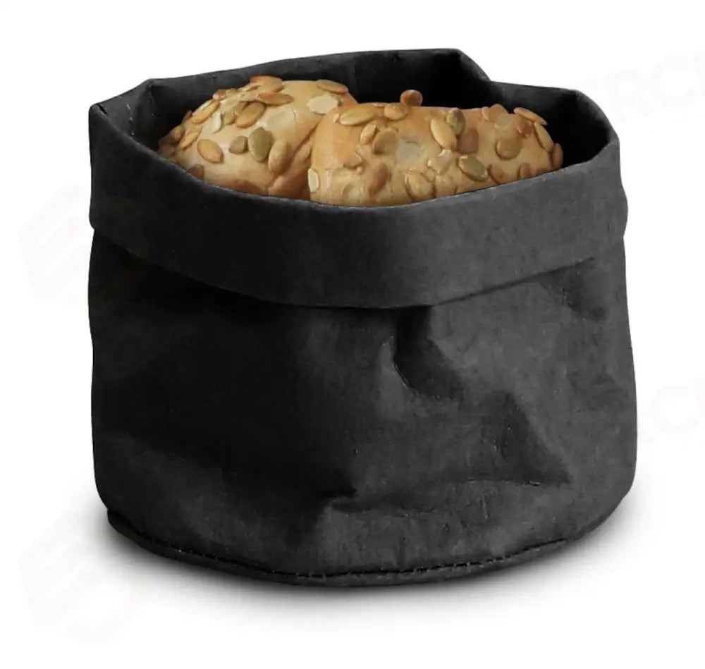 CESTINI DA PANE IN CARTA NERO 170X170X(H)150MM - HENDI
