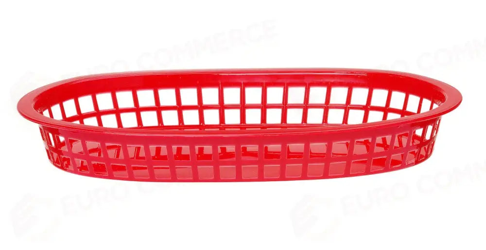CESTINI DA SERVIZIO STILE FAST FOOD. ROSSO 6 PEZZI 275X175X(H)38MM - HENDI