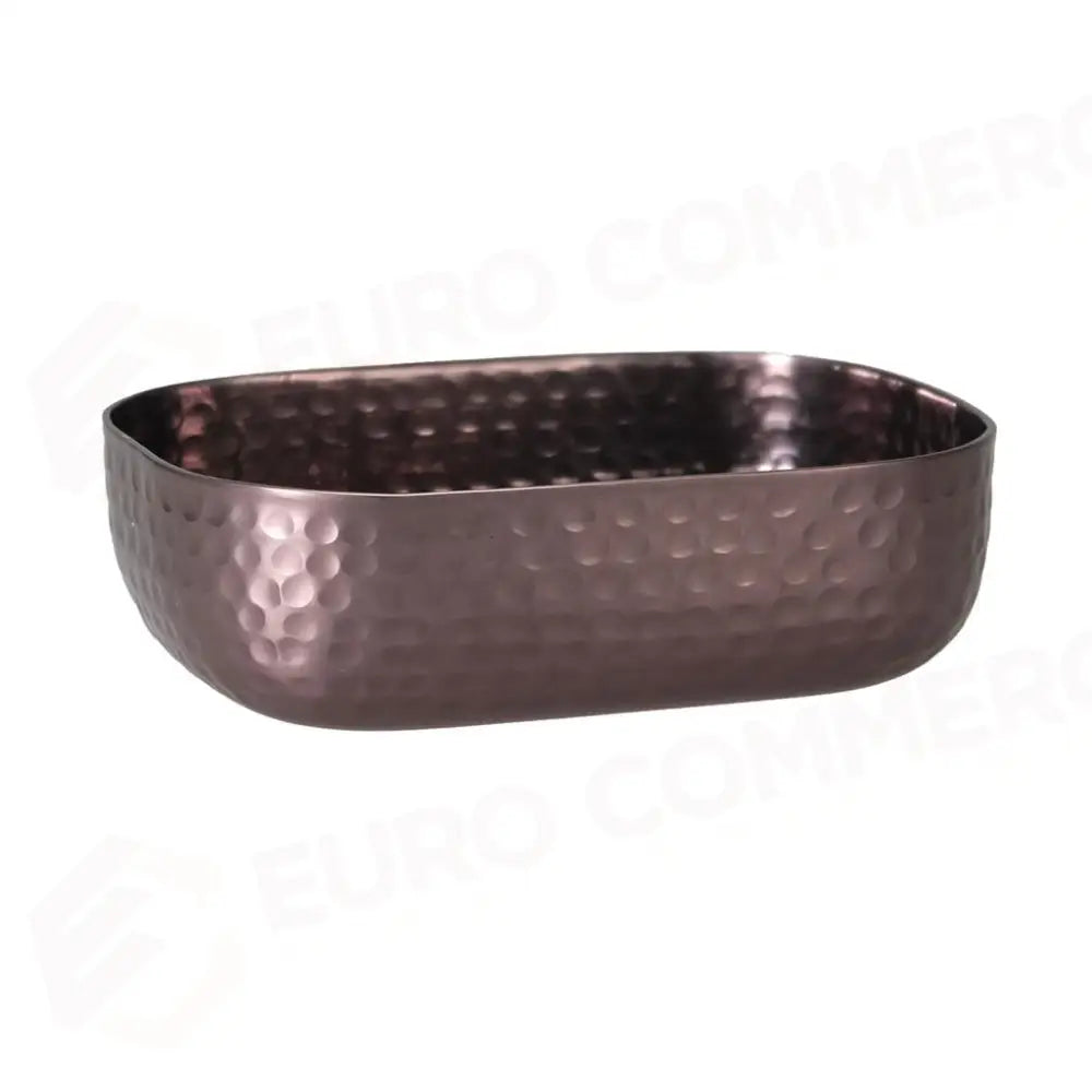 CESTINO 23X15.5 CM PORTOFINO BLACK 1081BM MEDRI - 14010007 - MEDRI