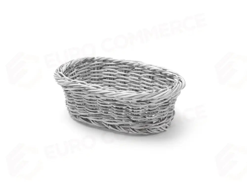 CESTINO DA PANE OVALE GRIGIO CHIARO 190X120X(H)60MM - HENDI